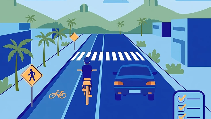 Peatones y ciclistas: tus obligaciones como conductor según la ley
