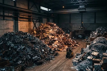 Vytříděný kovový šrot připravený k recyklaci – ekonomika recyklace kovů