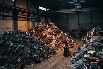 Vytříděný kovový šrot připravený k recyklaci – ekonomika recyklace kovů