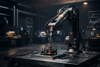 Robotické rameno při přesné výrobě – automatizace a umělá inteligence ve výrobě pružin