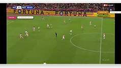 Fortuna detected on LED boards and Chance Liga competition graphic excluded during Slavia vs Bohemians