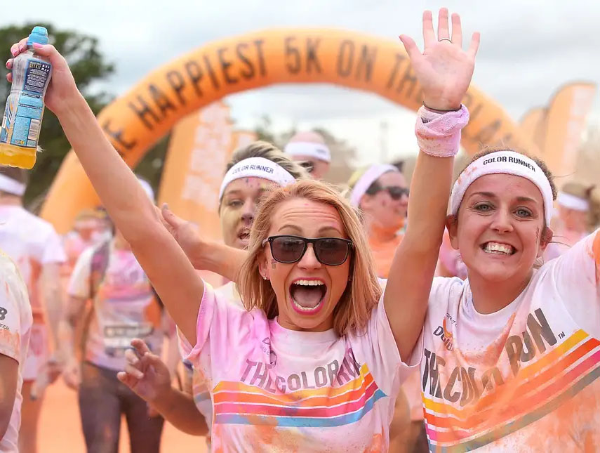 London Colour Run fundraisers for Jumbulance