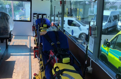 SECAmb Work with Jumbulance Trust to Adapt Multi-patient Transfer Vehicle