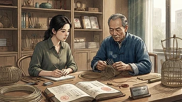 Legislating Living Traditions: The Evolution of China’s Intangible Cultural Heritage: AI-generated editorial illustration for NATION CONTINUITY.