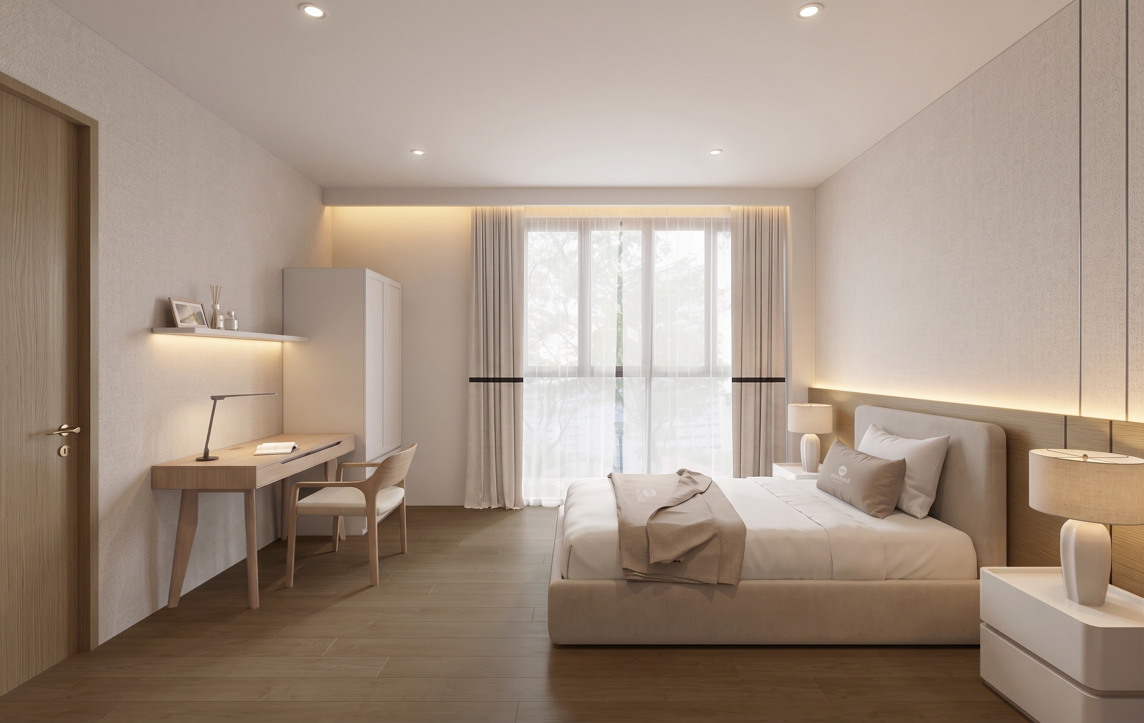Room 102 single en-suite bedroom