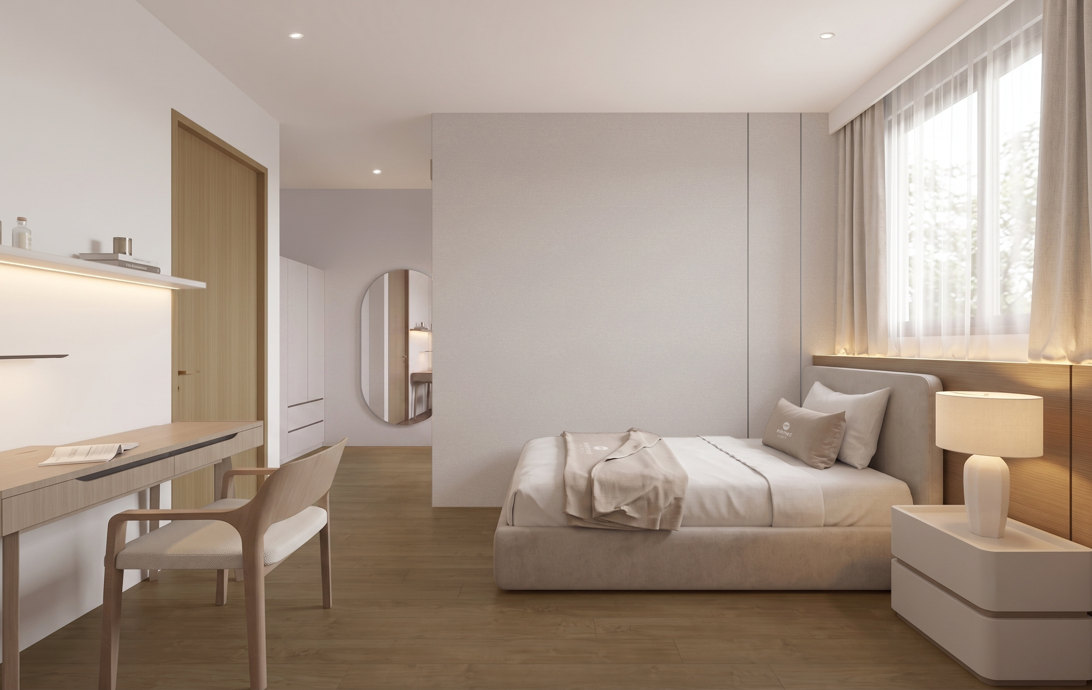 Room 101 single en-suite bedroom