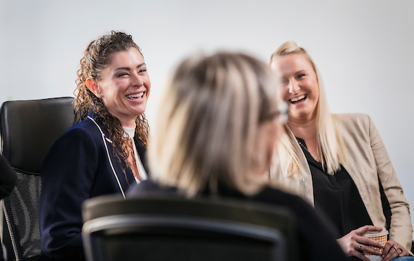 Participants interacting and learning together during a Key Talent Coaching leadership workshop