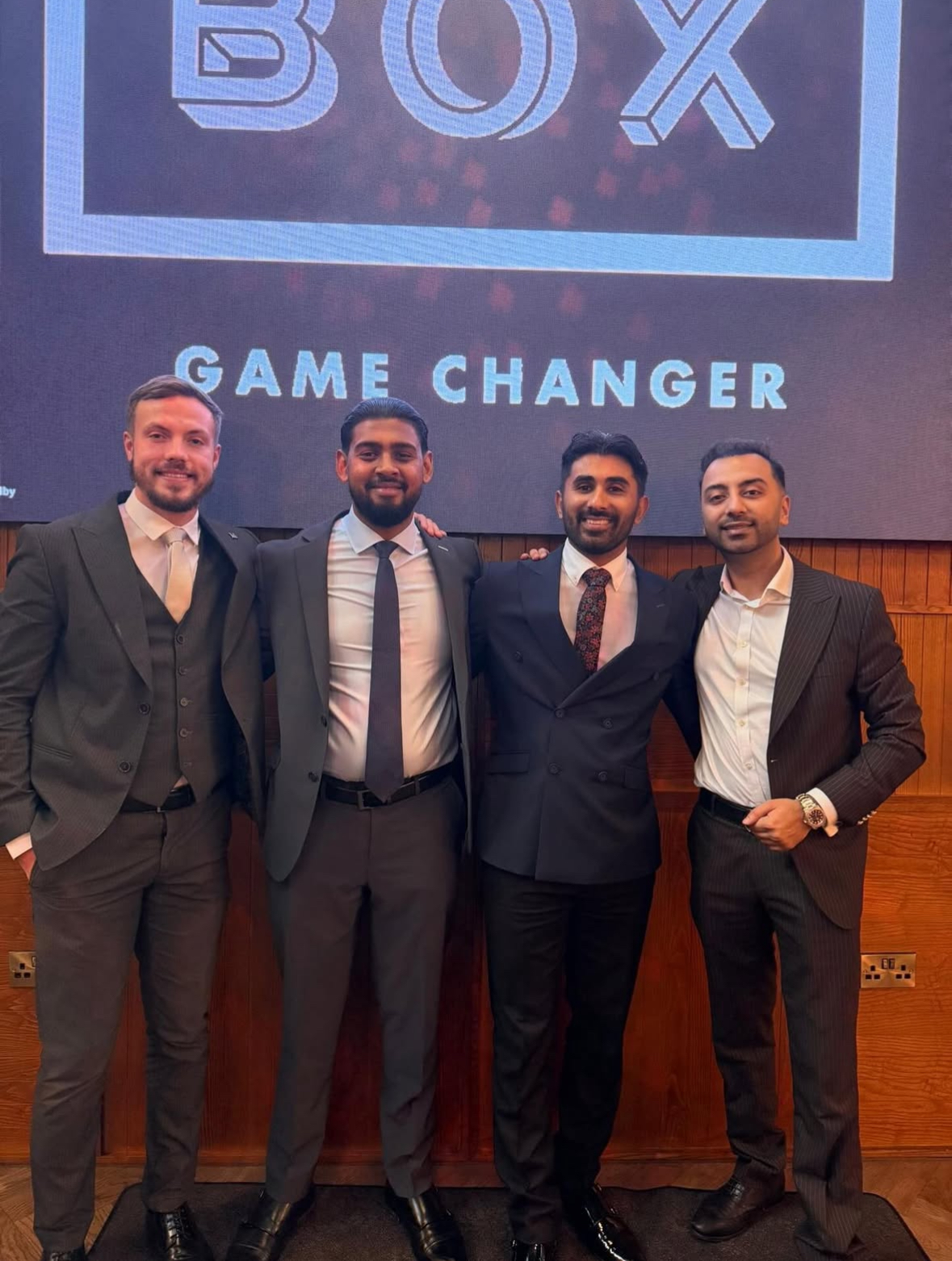 Vantage leadership at a recognition event