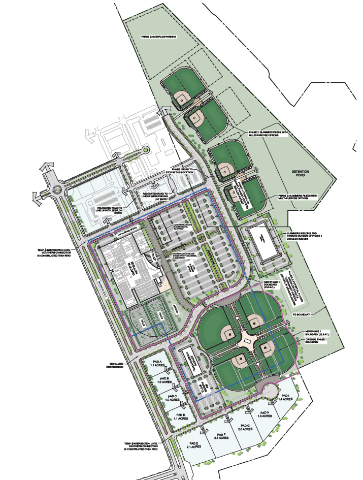 Zebulon overall campus site plan