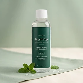 FreshPup Daily Dog Water Additive bottle