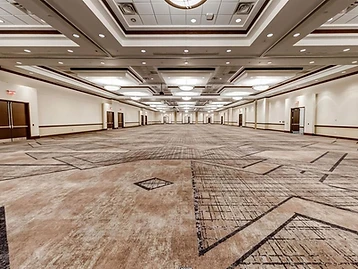 Empty conference hall at The International Centre