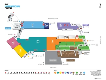 The International Centre site map