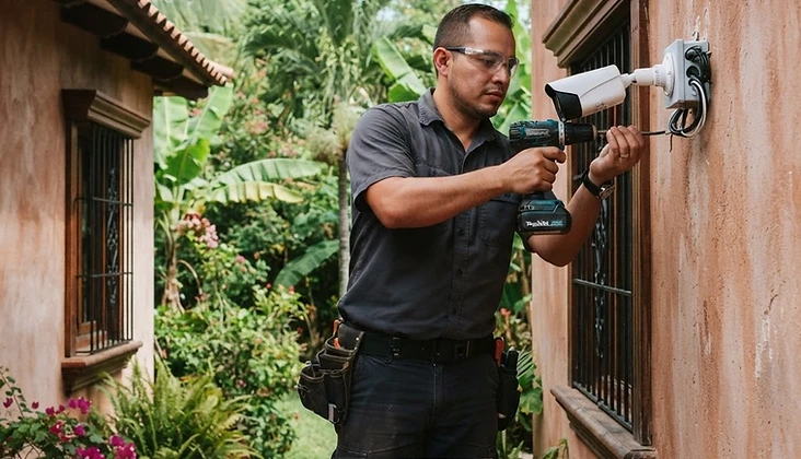 Seguridad y cámaras — DEUNA en Nicaragua