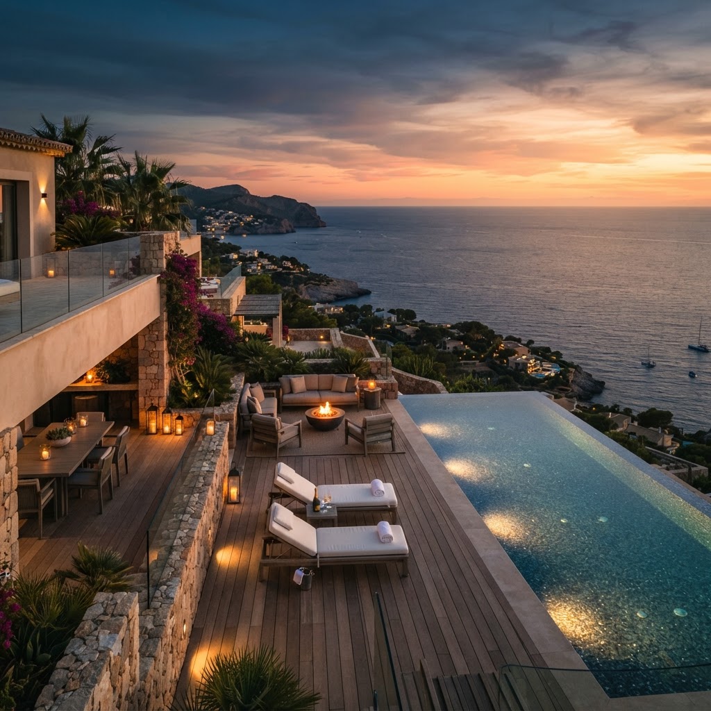 Terrace pool