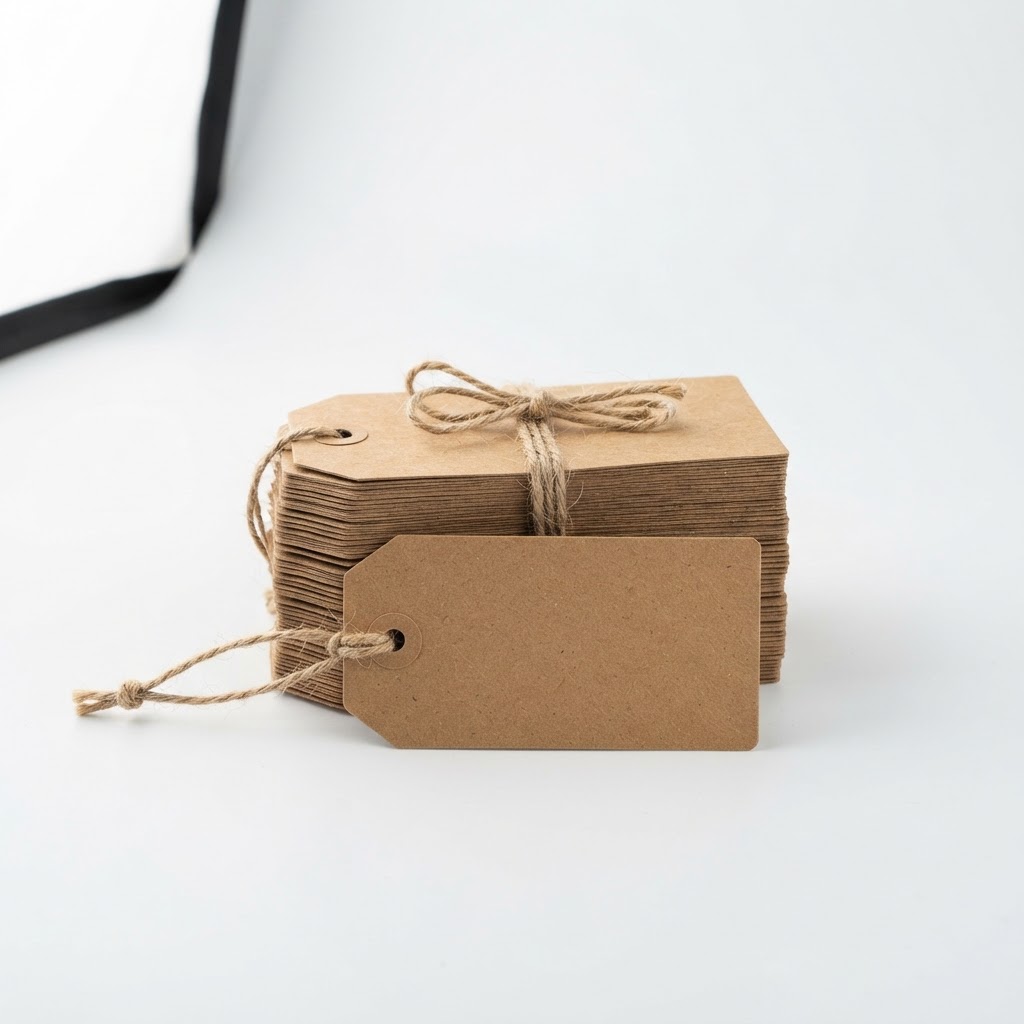 Set of 100 Kraft Paper Gift Tags