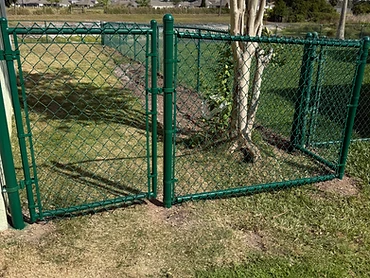 Green Vinyl Coated fence