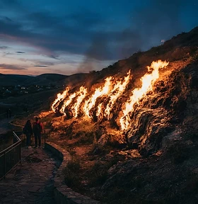 Yanar Dag — Burning Mountain