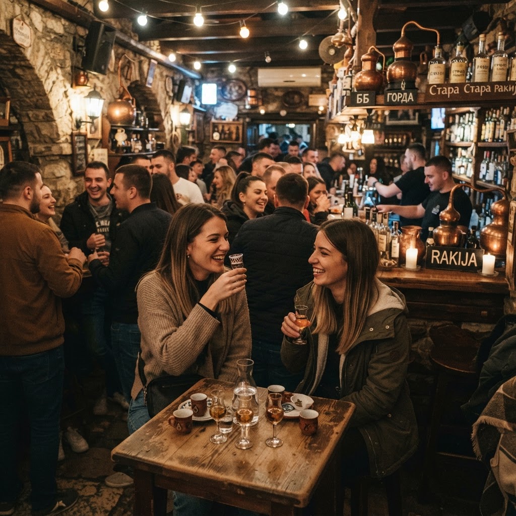 Belgrade Nightlife & Rakija Tasting Crawl