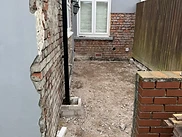 Hard landscaping, Kenfig Hill — before