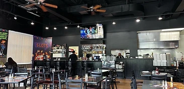 Dining room and bar at Kasa Amigos