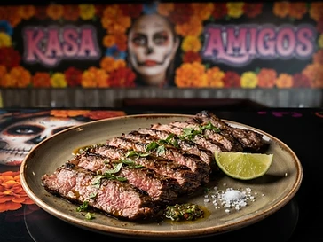 8oz Skirt Steak side
