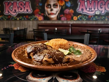 pollo en mole