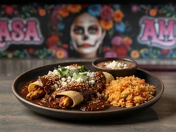 Mole Enchiladas