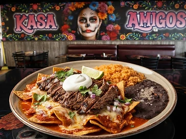 Chilaquiles w/ Skirt Steak