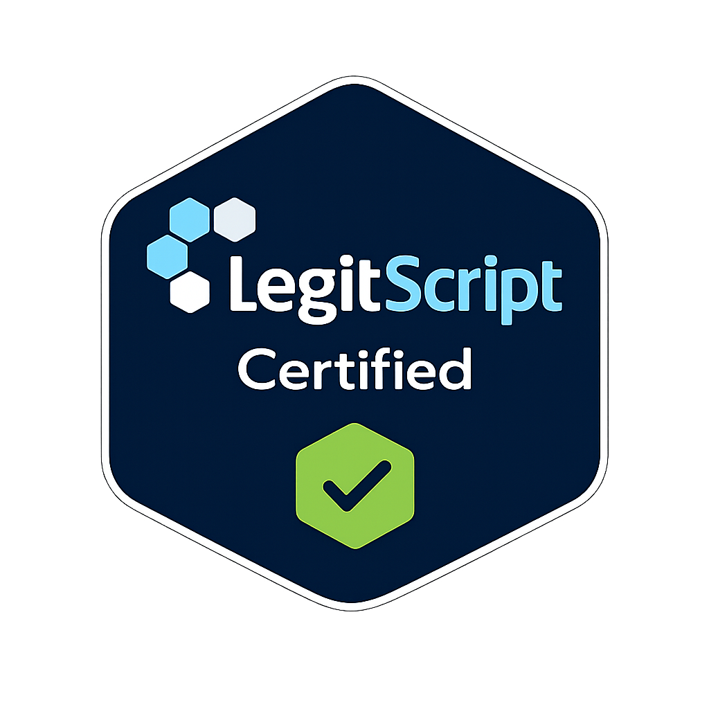 LegitScript Certified badge