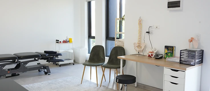 The calm, light-filled treatment room at Reviva Physiotherapy