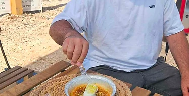 גלידה לצד כנאפה