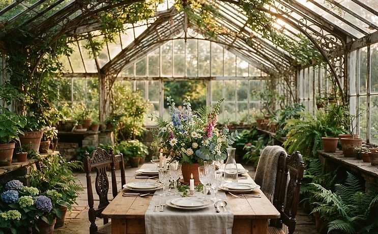 A glimpse of the garden