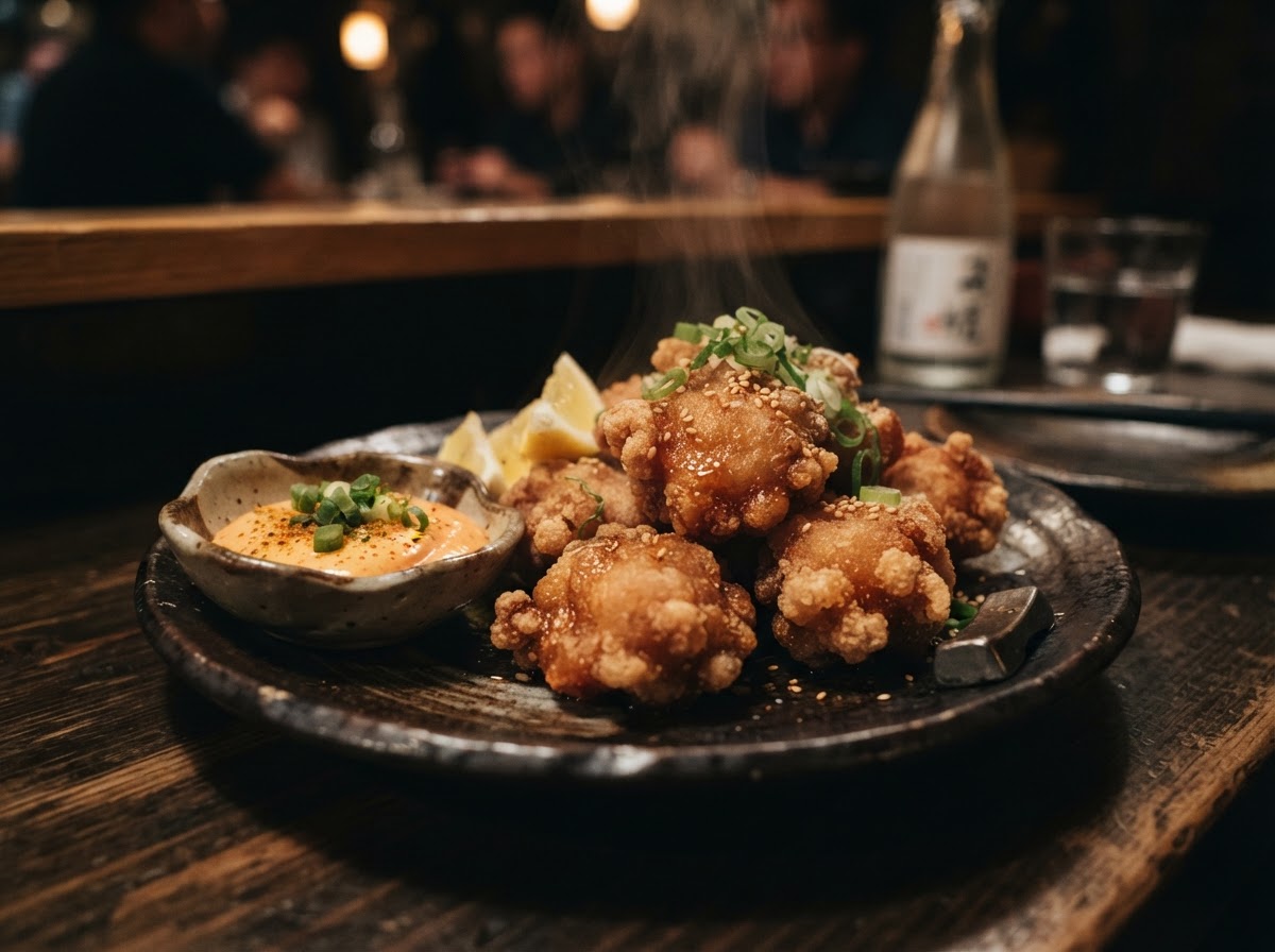 Karaage fried chicken