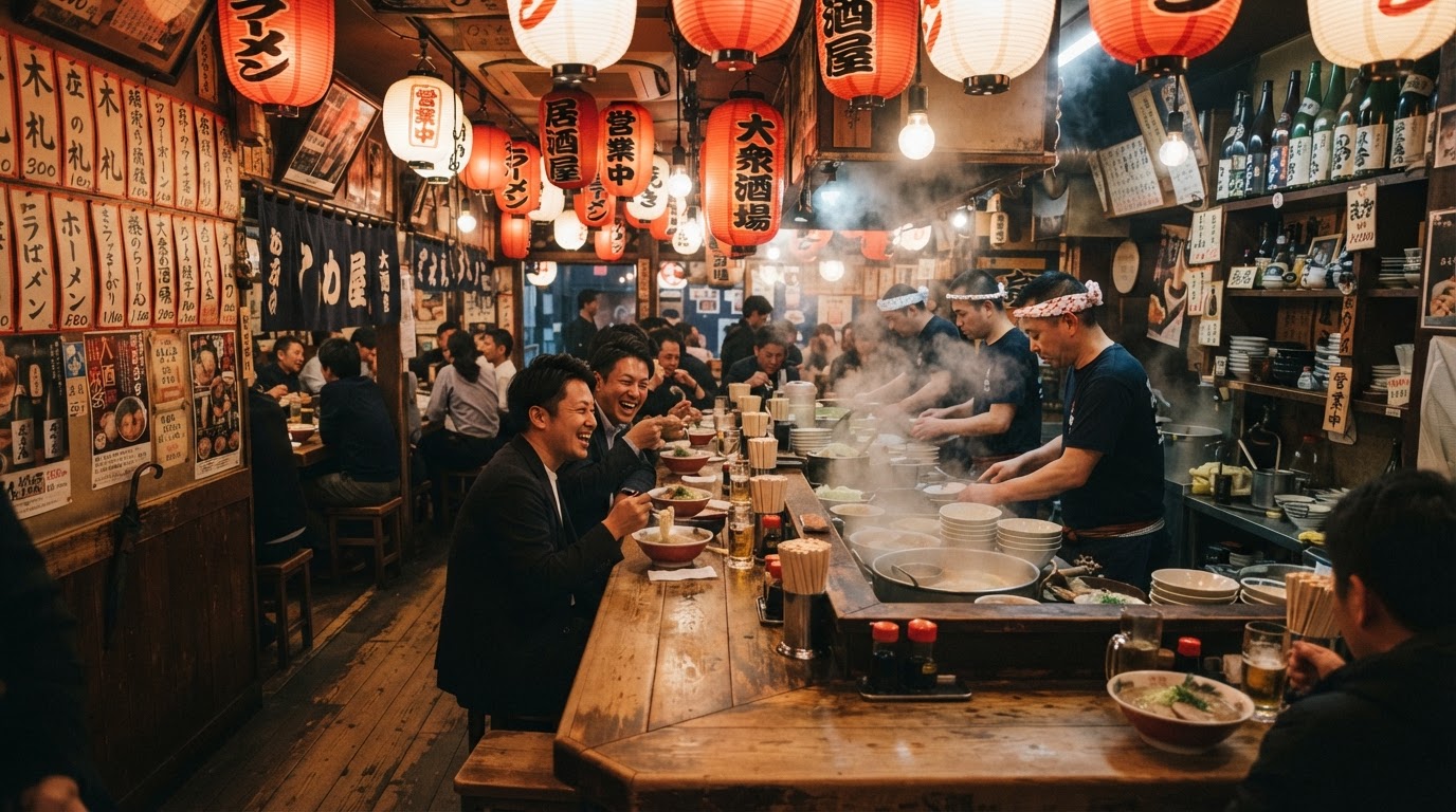 Warm izakaya light