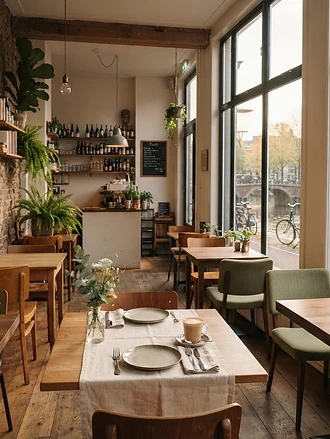 The warm, cosy interior of Hetty's Place at Gloucester Food Dock
