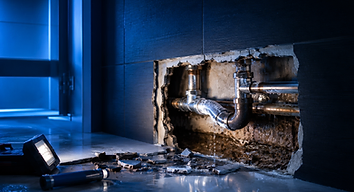 Recherche de fuite destructive