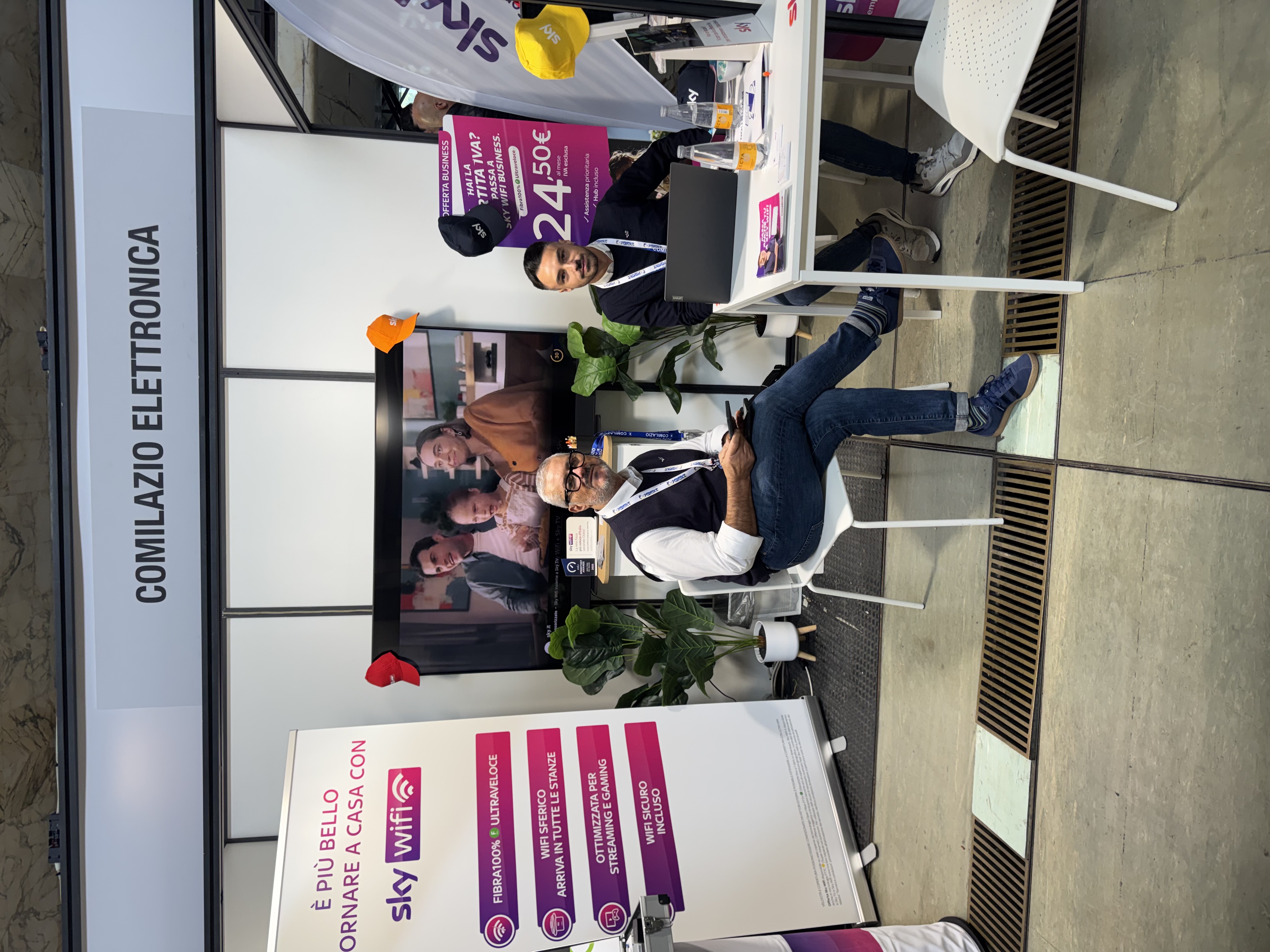 Stand Comilazio Elettronica - Sky