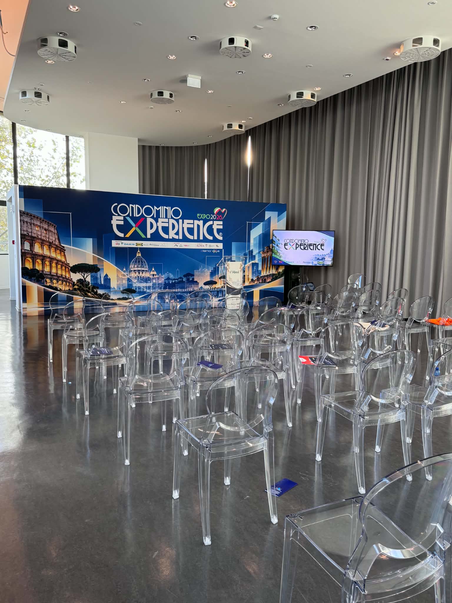 Backdrop ufficiale Condominio Experience Expo 2026