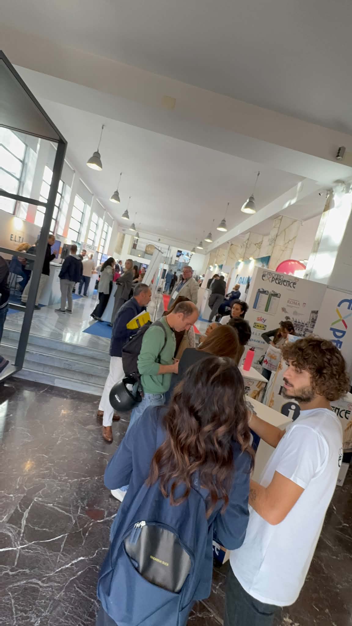 Area espositiva - visita agli stand