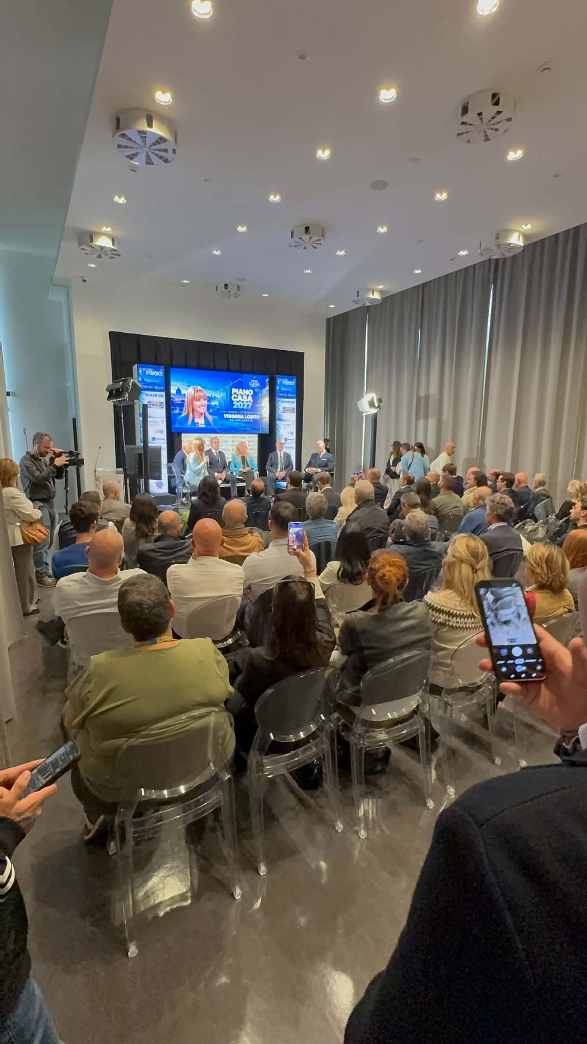 Intervento sul palco