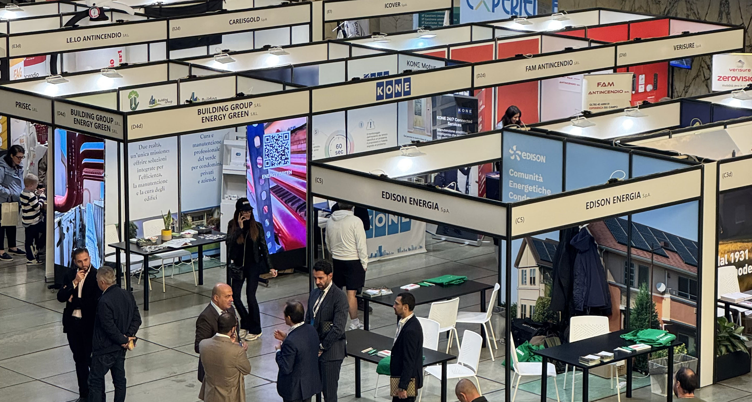 Area espositiva - dettaglio stand