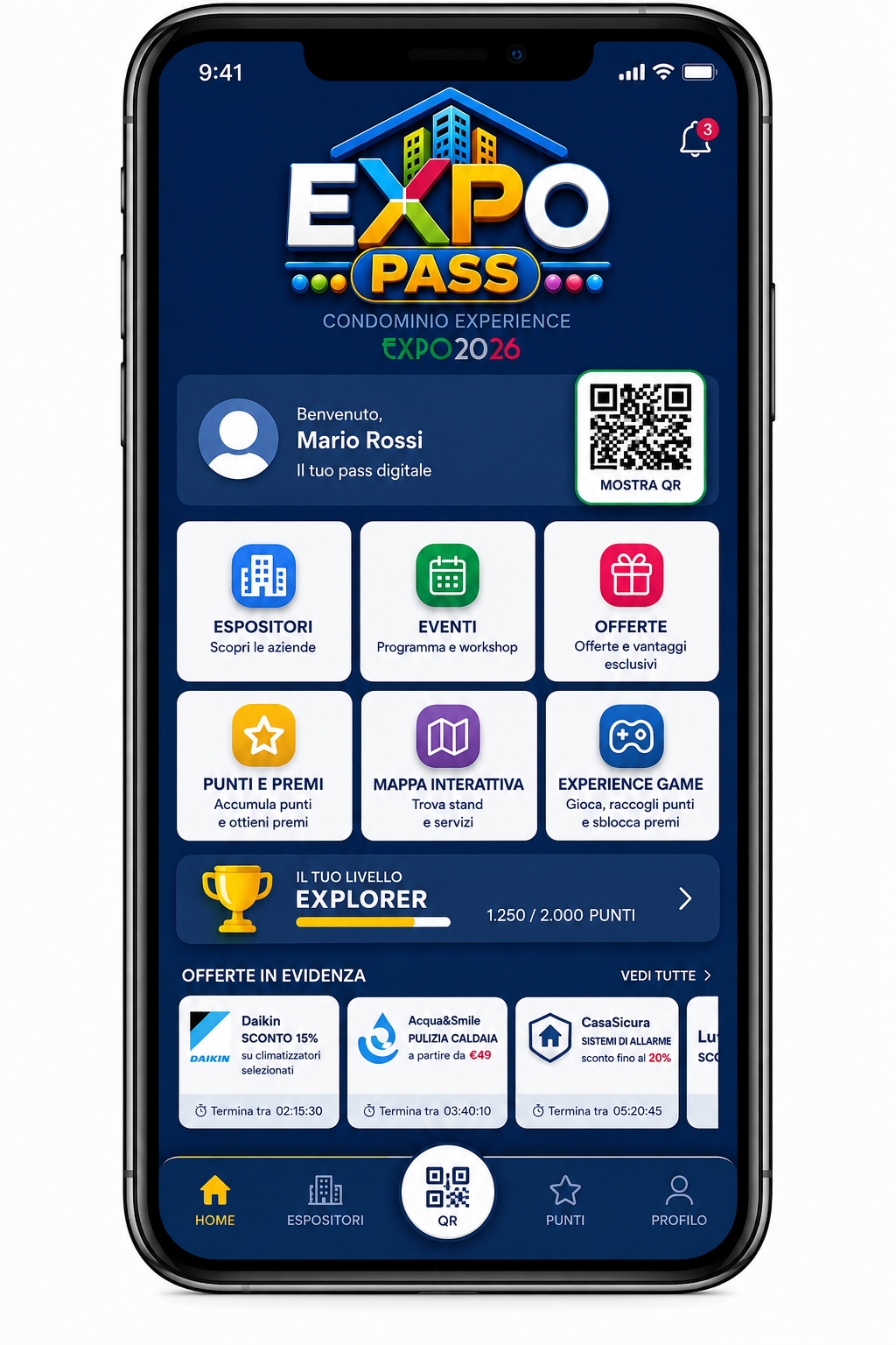 Anteprima app EXPO PASS
