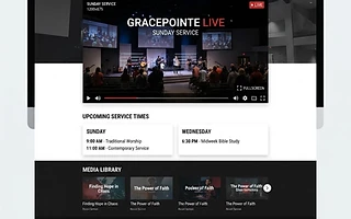 Ejemplo de página web - Estilo Live Stream