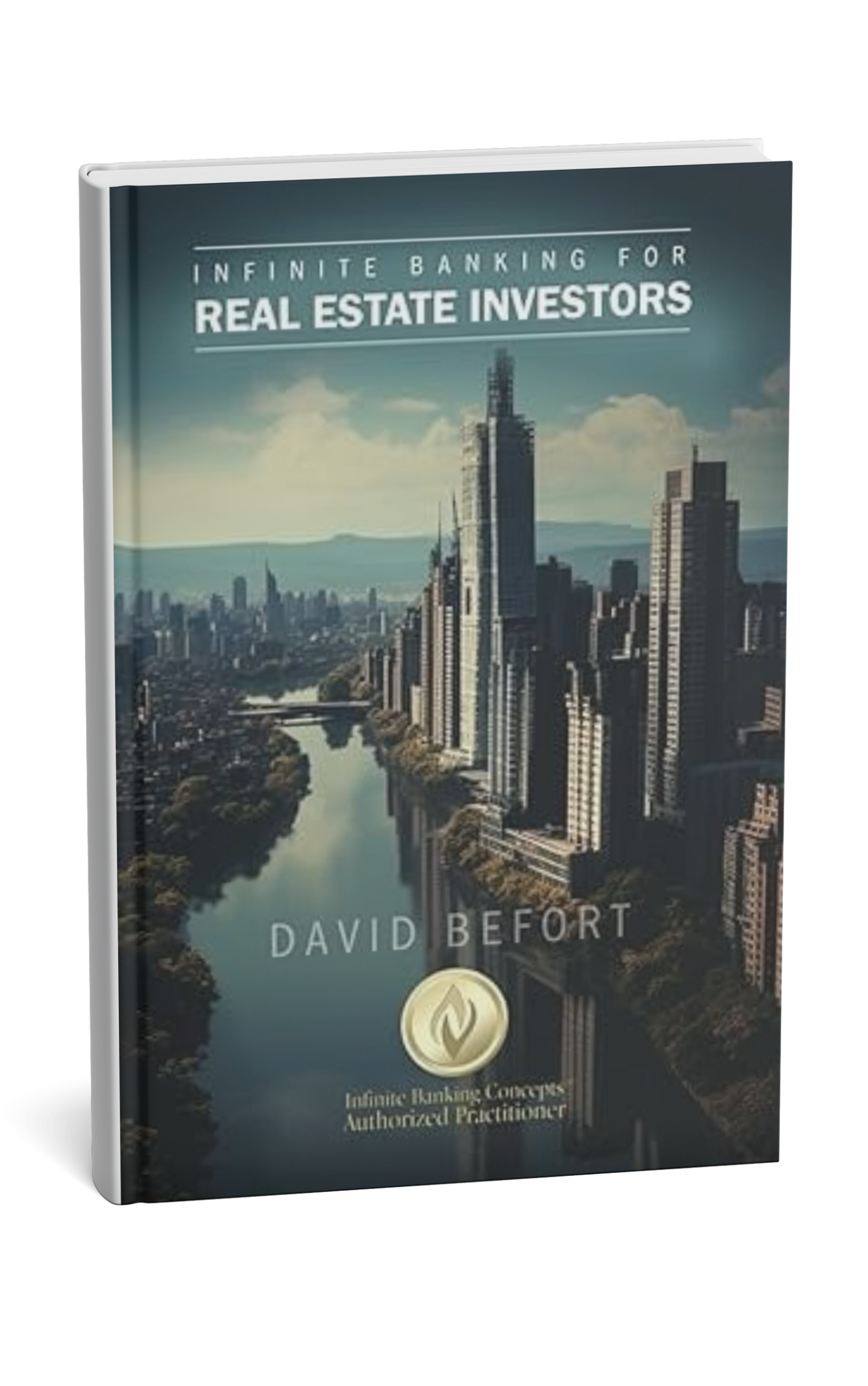 Infinite Banking for Real Estate Investors — 3D book mockup