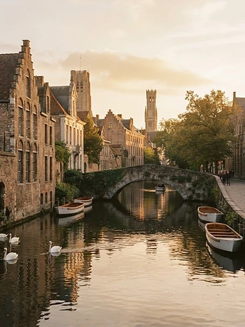 Belgium — Canals, medieval brick, grand squares, and the strange, sweet heart of Europe.