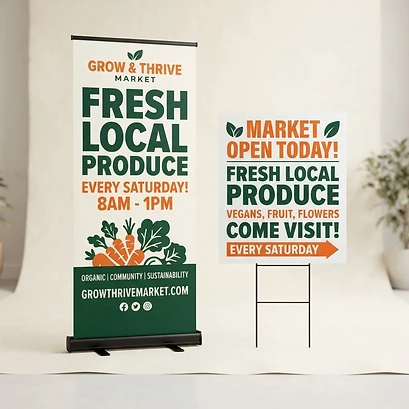 LARGE-FORMAT BANNERS & SIGNS