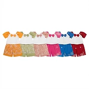 Kids Girl Terno Set Off-Shoulder Top and Printed Shorts
