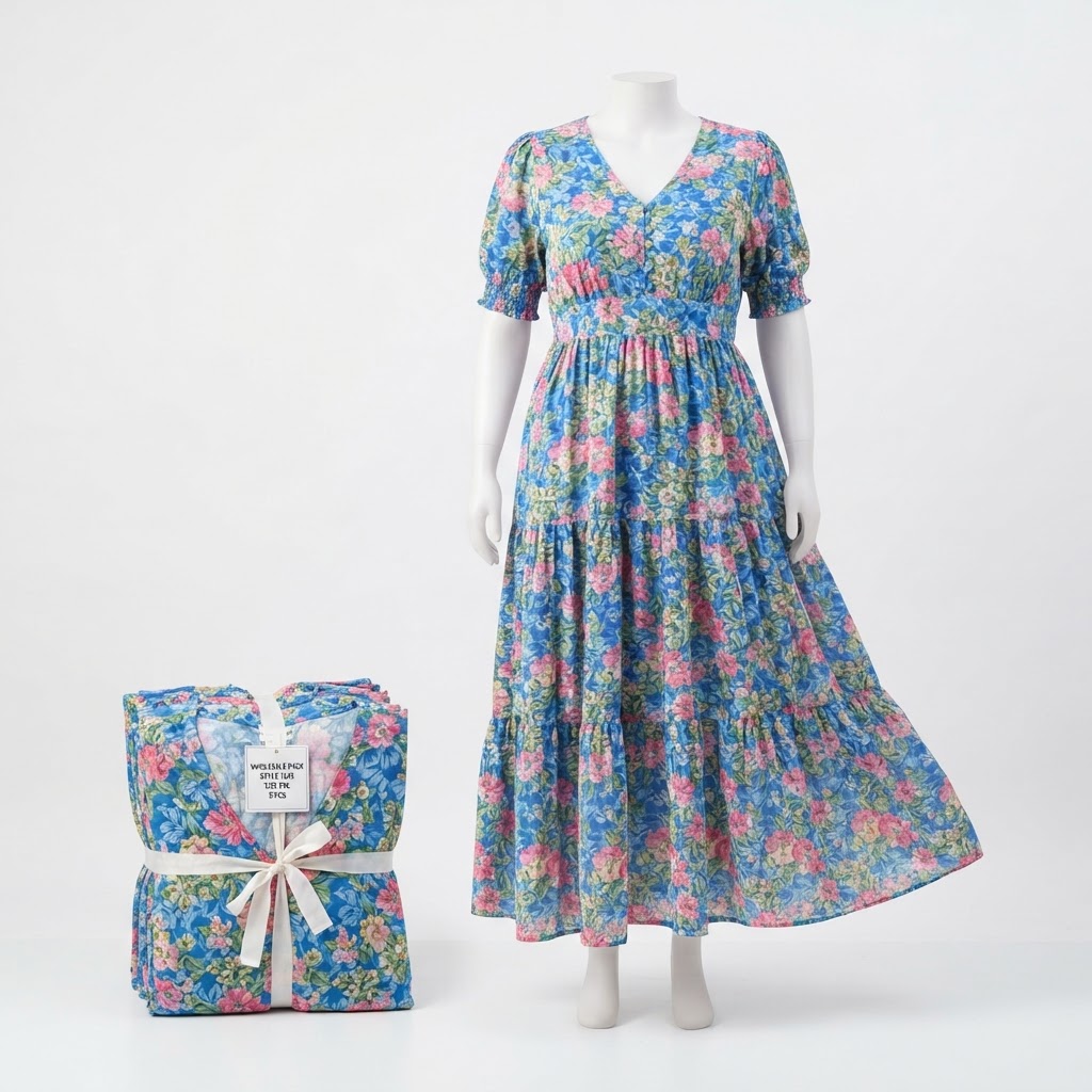 Plus-Size Maxi Dress (Bundle of 6)
