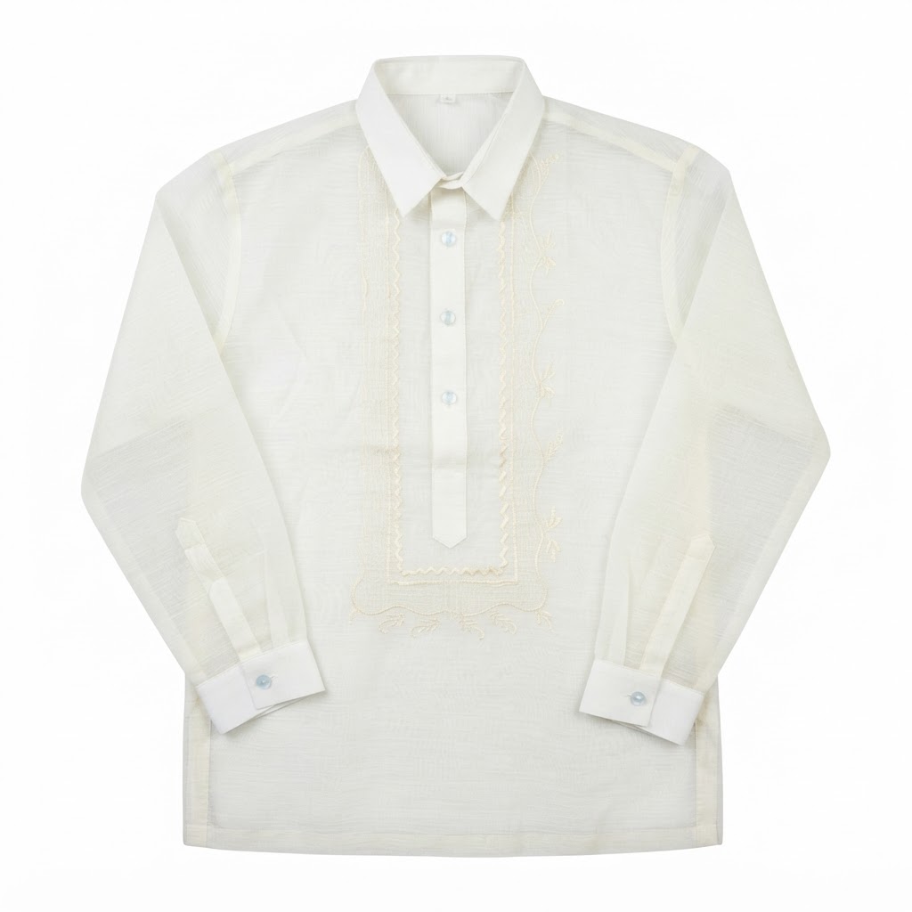 Wholesale Classic Embroidered Jusi Barong Tagalog