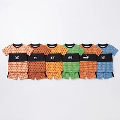 Kids Terno Matching Set with Geometric Prints - Assorted Brands